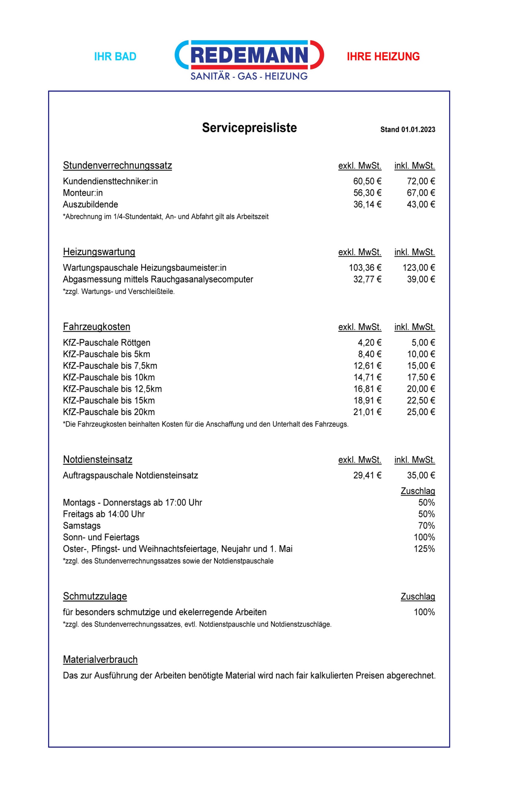 202301 PreisListe
